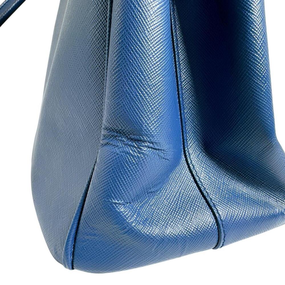 PRADA Blue Leather Shoulder Bag - Picture 13 of 16